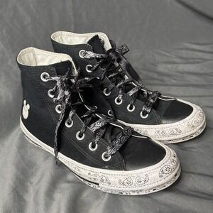 Converse x Miley Cyrus Black - SZ 6- CTAS Canvas High Top Sneakers Shoes